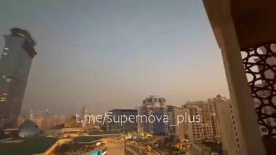 @𝐍𝐢𝐨𝐡 𝐁𝐞𝐫𝐠 🇮🇷 ✡︎: Another angle in Dubai. 

The UAE and all its Arab neighbours in the Persian Gulf are watching in horror as the IRGC indiscriminately bombs them all. 

This is the regime they pushed for diplomacy wit