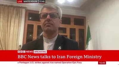@𝐍𝐢𝐨𝐡 𝐁𝐞𝐫𝐠 🇮🇷 ✡︎: 🔴 NEW:

The regime FM spokesman admits he "can't confirm" whether Khamenei is alive.

2 hours ago, they insisted Khamenei was alive and about to hold a speech within minutes. Very interesting.