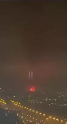 @Babak Taghvaee - The Crisis Watch: #Breaking: The port of Jebel Ali in #Dubai was targeted by the #IRGC Aerospace Force using Shahed-136 one-way attack drones.

#IranRevolution #IranRevolution2026 #OperationLionRoar #OperationEpicFury