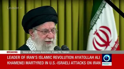 @Open Source Intel: Crying anchor on Iranian state TV erupts in anger following the death of Ali Khamenei: 

"Trump is going to pay a price paid by no American president of all time! Revenge is coming!"