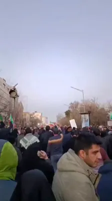 @Babak Taghvaee - The Crisis Watch: #Breaking: Personnel of the #IRGC, Police Force and the MODAFL of the #Iran's Islamic Regime and their families have been mobilized by the Islamic Regime to protest against #Israel/#US in #Tehran over
