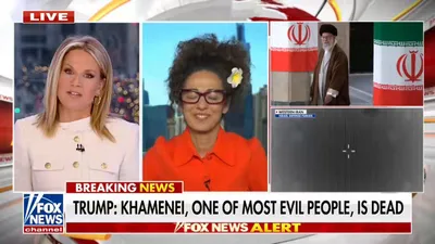 @Masih Alinejad 🏳️: In an interview with Fox News, this is the dream of millions of Iranians—that Ali Khamenei's death should lead to regime change in Iran. Trump did what Reagan did at the time of the Berlin Wall's coll