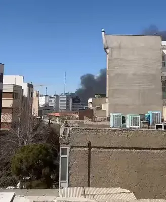 @Open Source Intel: BREAKING 🔴🔴

Basij center used on assaulting protesters during the protests in Azadi Street in central Tehran was just targeted and obliterated.