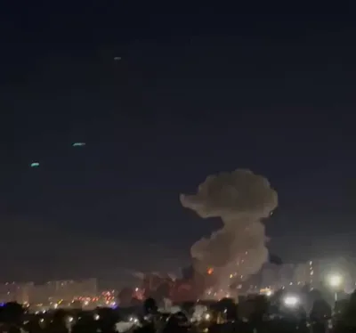 @Babak Taghvaee - The Crisis Watch: #Breaking: The #USAirForce just targeted a key missile and weapon factory of the #IRGC Aerospace Force in the Chitgar district of western #Tehran, capital city of #Iran. You can see secondary explosio