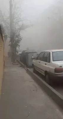 @𝐍𝐢𝐨𝐡 𝐁𝐞𝐫𝐠 🇮🇷 ✡︎: The strikes in Tehran are so intense that the city is being baked in a thick fog from all the dust and debris.

Here, the aftermath of YET ANOTHER basiji terrorist base.

