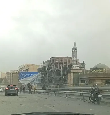 @𝐍𝐢𝐨𝐡 𝐁𝐞𝐫𝐠 🇮🇷 ✡︎: 🔴 BREAKING:

A mosque has been bombed along Hemmat Expressway in Tehran.

As I was saying, many of these sites contain underground IRGC bases with weapons, supplies, food and communication tools.

Th