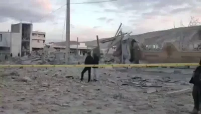 @Babak Taghvaee - The Crisis Watch: At 6:00 this morning, the Israeli Air Force conducted an airstrike against the central police station of Eyvan County in Ilam Province of Iran. The strike targeted the main police facility in the city