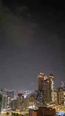 @Babak Taghvaee - The Crisis Watch: BREAKING: Abu Dhabi, the capital city of the UAE, is now under heavy attacks by the IRGC Aerospace Force. The IRGC is constantly trying to hit its skyscrapers using one-way attack drones. You can see 