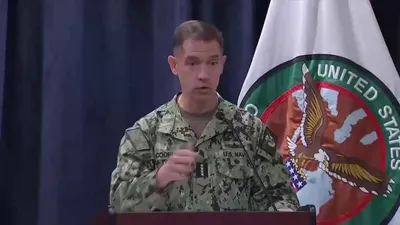 @Open Source Intel: CENTCOM Commander Cooper: 

"LUCAS is indispensable... This was an original Iranian drone design. We captured it, pulled the guts out, sent it back to America, put a little 'Made in America' on it, br