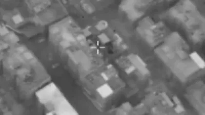 @Open Source Intel: The IDF released footage of airstrikes on high-rises in southern Beirut, saying they struck Hezbollah’s Executive Council HQ and a drone warehouse used against Israel.