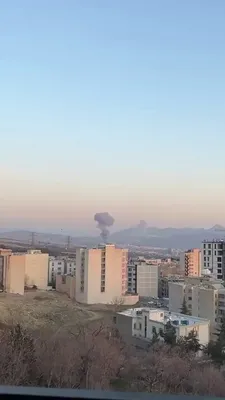 @Babak Taghvaee - The Crisis Watch: BREAKING: Massive airstrikes are being reported in eastern Tehran. They can be seen near the headquarters of the IRGC terrorist organization and also near the Shahid Mahallati residential complex of t