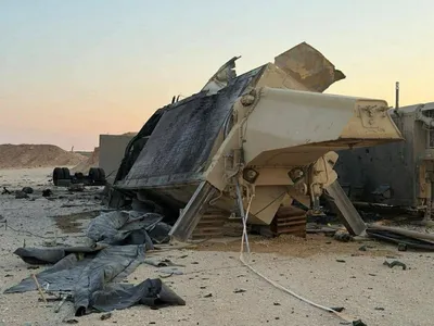 @Babak Taghvaee - The Crisis Watch: BREAKING : There are only a handful of them in the Middle East, and unfortunately one of them was destroyed as a result of a ballistic missile strike conducted by the IRGC Aerospace Force on Muwaffaq 