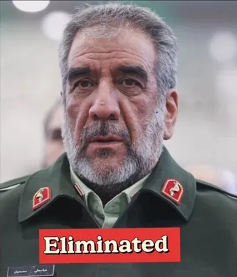 @Eli Afriat 🇮🇱: 🚨🇮🇷BREAKING: Brigadier General Abbas-Ali Mohammadian, the commander of the Tehran police, who gave orders to shoot and kill hundreds of protesters, was ELIMINATED in airstrikes by the American and 