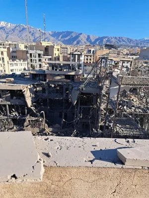 @Shin: IRGC Basij Beheshti HQ in Tehran Was targeted on March 3rd, 2026 @ 1400Z
(Coords: 35.7305, 51.4819)
#Tehran Province, #Iran 
(Via @Vahid)