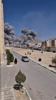 @Babak Taghvaee - The Crisis Watch: BREAKING: The Israeli Air Force conducted an airstrike against the Imam Sadeq military garrison of the IRGC Land Forces in the city of Najafabad, near Isfahan, minutes ago. 

#OperationEpicFury #Opera