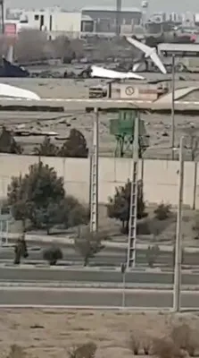 @Babak Taghvaee - The Crisis Watch: Aftermath of the Israeli airstrike at Mehrabad International Airport of Tehran early this morning. You can see that all Ilyushin Il-76TD and Antonov An-74TK-200 transport aircraft belonging to the IRG