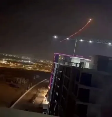 @Babak Taghvaee - The Crisis Watch: BREAKING: Once again, the IRGC Aerospace Force is attempting to target diplomatic facilities located inside the premises of the U.S. consulate in Erbil, in the Kurdistan Region of Iraq. C-RAM short-ra