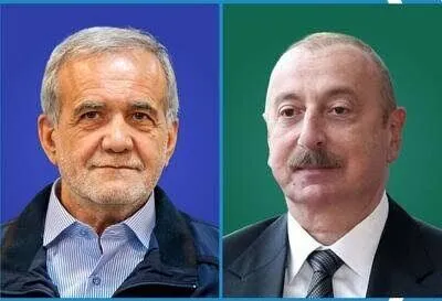 @Open Source Intel: Iranian President Masoud Pezhkian called Azerbaijani President Ilham Aliyev, claiming that Iran had no connection to the drone that struck the airport in Nakhchivan on Thursday morning. Pezhkian thank