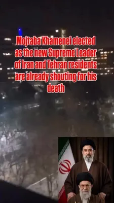 @Visegrád 24: BREAKING:

Ayatollah Mojtaba Khamenei was just officially selected to become the new Supreme Leader.

Iranians are already shouting for his death from their balconies and windows.