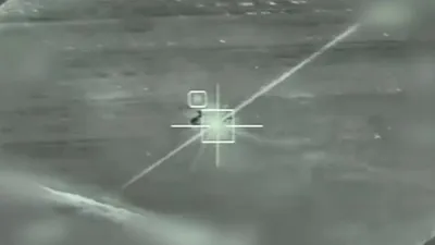 @Babak Taghvaee - The Crisis Watch: BREAKING: Footage released by the IDF shows the shutdown of one-way attack drones belonging to the IRGC Aerospace Force by F-16D Block 40 Barakeet fighter jets of 109 Squadron at Ramat David, using wh