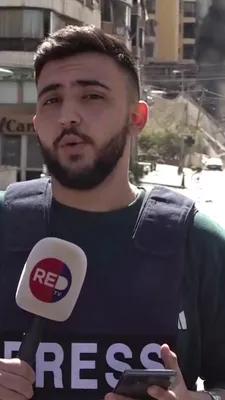 @Visegrád 24: The moment of the Israeli airstrike on Beirut was captured by local reporters who, instead of taking shelter, chose to film a report nearby.