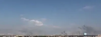 @Babak Taghvaee - The Crisis Watch: BREAKING: Around 14:30 today in Shahriar, west of Tehran, the IRGC command headquarters complex near Seh-Rah Andisheh was targeted by heavy airstrikes. The strikes hit the administrative compound of t