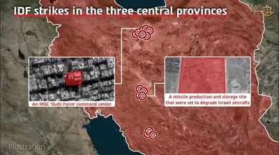 @Open Source Intel: IDF: The Israeli Air Force struck Iranian command centers and weapons manufacturing sites across Tehran, Isfahan, and Shiraz, using dozens of fighter jets and more than 170 munitions.

Targets include