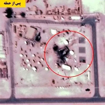 @Babak Taghvaee - The Crisis Watch: BREAKING: The IRGC Aerospace Force carried out a ballistic missile strike that successfully hit inside Al Udeid Air Base in Qatar, targeting satellite dishes, antenna systems, and satellite communicat