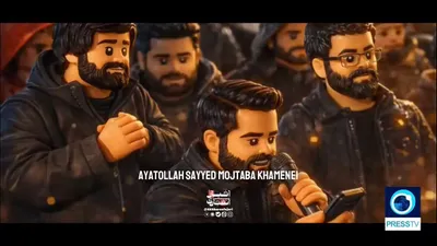 @𝐍𝐢𝐨𝐡 𝐁𝐞𝐫𝐠 🇮🇷 ✡︎: This is a genuine video by islamic regime television, of Lego Mojtaba Khamenei being selected as SL.

I swear I am not joking.

This is a serious video from them.

