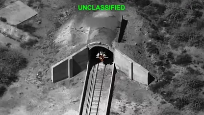 @Babak Taghvaee - The Crisis Watch: BREAKING: CENTCOM has just released footage showing the destruction of one of the five 5V28E long-range surface-to-air missiles belonging to an S-200VE long-range air defense system of the Iranian Air
