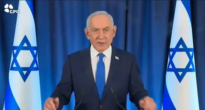 @Eli Afriat 🇮🇱: 🚨🇮🇱🇺🇸🇮🇷BREAKING: Benjamin Netanyahu began his speech, These are the most important points:

• Netanyahu: We have eliminated the old dictator, and the new dictator, the puppet of the Revolutiona