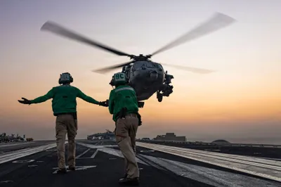 @Babak Taghvaee - The Crisis Watch: BREAKING: This afternoon, a surface vessel belonging to the IRGC Navy approached the U.S. Navy aircraft carrier USS Abraham Lincoln in the northern Arabian Sea. Its crew fired a machine gun at the air