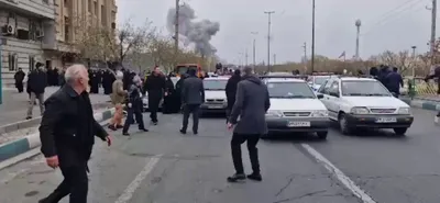 @Babak Taghvaee - The Crisis Watch: BREAKING: Watch the Islamic regime supporters fleeing like cockroaches in Tehran, Iran right now. This is happening during the Israel’s airstrikes in Tehran, the capital city of Iran, right now. They 