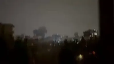 @Babak Taghvaee - The Crisis Watch: BREAKING: Multiple citizen reports from across Tehran indicate that a wave of heavy airstrikes struck several neighborhoods of the Iran's capital city tonight. Residents in western Tehran, including T