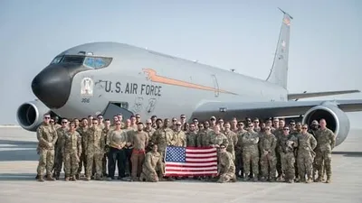 @Babak Taghvaee - The Crisis Watch: BREAKING: Unfortunately, as a result of a ballistic missile strike by the IRGC Aerospace Force at Prince Sultan Air Base in Saudi Arabia, five historic KC-135R/T Stratotankers of the U.S. Air Force an