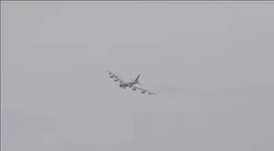 @WarMonitor🇺🇦🇬🇧: US airforce B-52 Stratofortress bomber landing in British RAF Fairford after a bombing run on Iran. 
Credit-YDM Aviation
