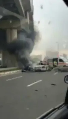 @Eli Afriat 🇮🇱: Today, another Basij checkpoint in Iran was hit by a direct attack. A missile or suicide drone hit a Basij checkpoint.🇮🇷💥