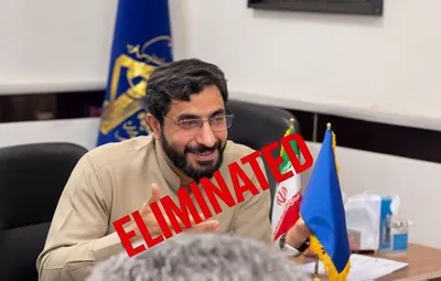 @Eli Afriat 🇮🇱: 🚨🇮🇷BREAKING: Reports in Iran: Muhammad Sarlak, a senior member of the Basij militia of the Revolutionary Guards, was ELIMINATED in Tehran.