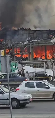 @Babak Taghvaee - The Crisis Watch: BREAKING: Despite being destroyed by an Israeli airstrike two days ago, the Space Research Center in Tarasht near Tehran is still burning. The facility was part of Iran’s main space research infrastru