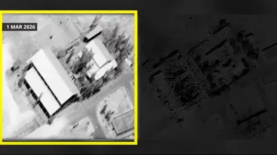@WarMonitor🇺🇦🇬🇧: New Satellite imagery released by CENTCOM shows US airstrikes targeting Iranian military production sites of ballistic missiles and torpedos.