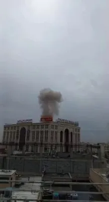 @Babak Taghvaee - The Crisis Watch: BREAKING: Video recorded minutes ago shows plumes of smoke rising over eastern Tehran, the capital city of Iran, following Israeli Air Force airstrikes in the Narmak and Pirouzi districts.

#Operation