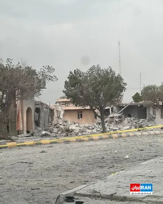 @ايران اينترنشنال: The image sent to Iran International shows the ruins left from the IRGC dock in Bandar Deyr, Bushehr Province.