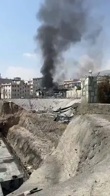 @Babak Taghvaee - The Crisis Watch: BREAKING: Another impressive operation carried out by the Israeli Air Force this afternoon. The Israeli Air Force targeted elements of one of the most strategic Basij paramilitary units of the IRGC te
