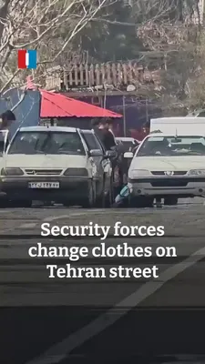@Open Source Intel: Security forces spotted changing uniforms in Tehran to evade Israeli airstrikes targeting security positions. - Iran International.