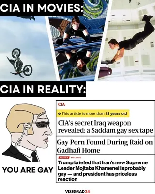 @Visegrád 24: The CIA has yet again exposed another Middle Eastern dictator as a homosexual. 

First Saddam Hussein, then Muammar Gaddafi, and now Mojtaba Khamenei.