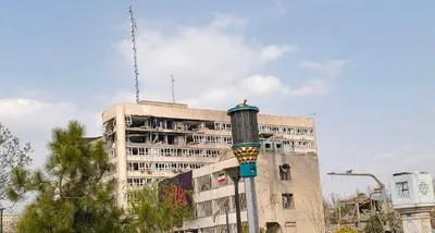 @Shin: Aftermath of #IAF 🇮🇱 airstrike on the judiciary and Police HQ, central Tehran
(Coords 35.67839, 51.41954)
#Tehran Province, #Iran 

(Don’t watermark please)