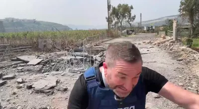 @Visegrád 24: BREAKING:

The IDF has issued a statement on the viral video showing an airstrike narrowly hitting RT propagandists standing on a bridge targeted by Israel and used by Hezbollah for "both terrorist mo