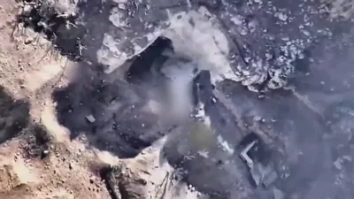 @Eli Afriat 🇮🇱: 🚨🇮🇷BREAKING: The IDF released footage from an airstrike on an Iranian underground ballistic missile launch and storage facility during the war.