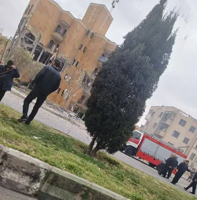 @Shin: IRGC Basij Base in Semnan was targeted (first image: @mamlekate) 

(coords 35.59524, 53.39443)
#Semnan Province, #Iran 

(@geoconfirmed)