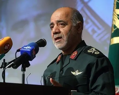 @Open Source Intel: IRGC Major General Abdullahi: "We will disrupt the enemy's calculations with new advanced weapons" and "create new wonders on the battlefield."